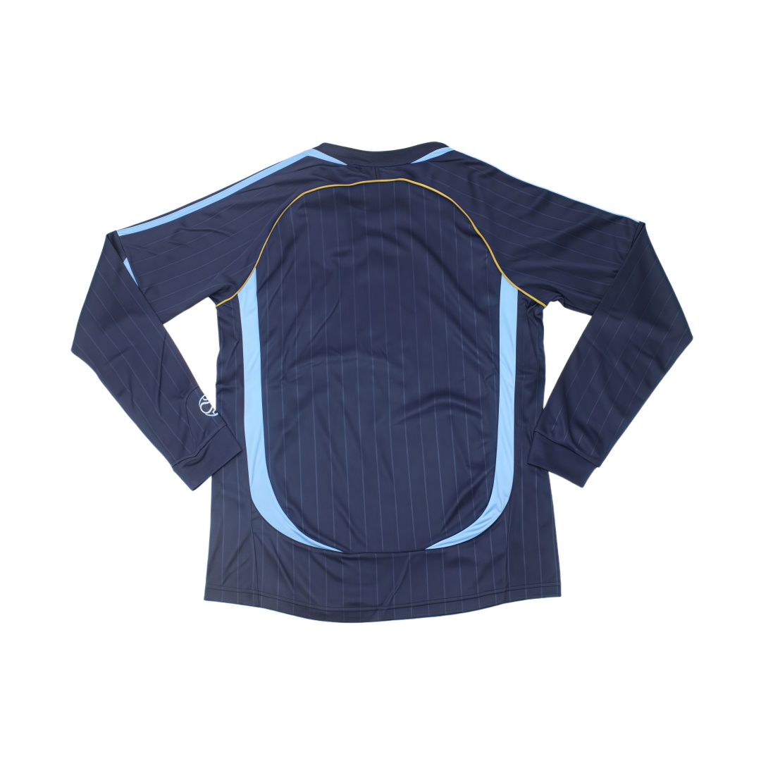 2006 Argentina Away Retro Football Shirt Long Sleeve