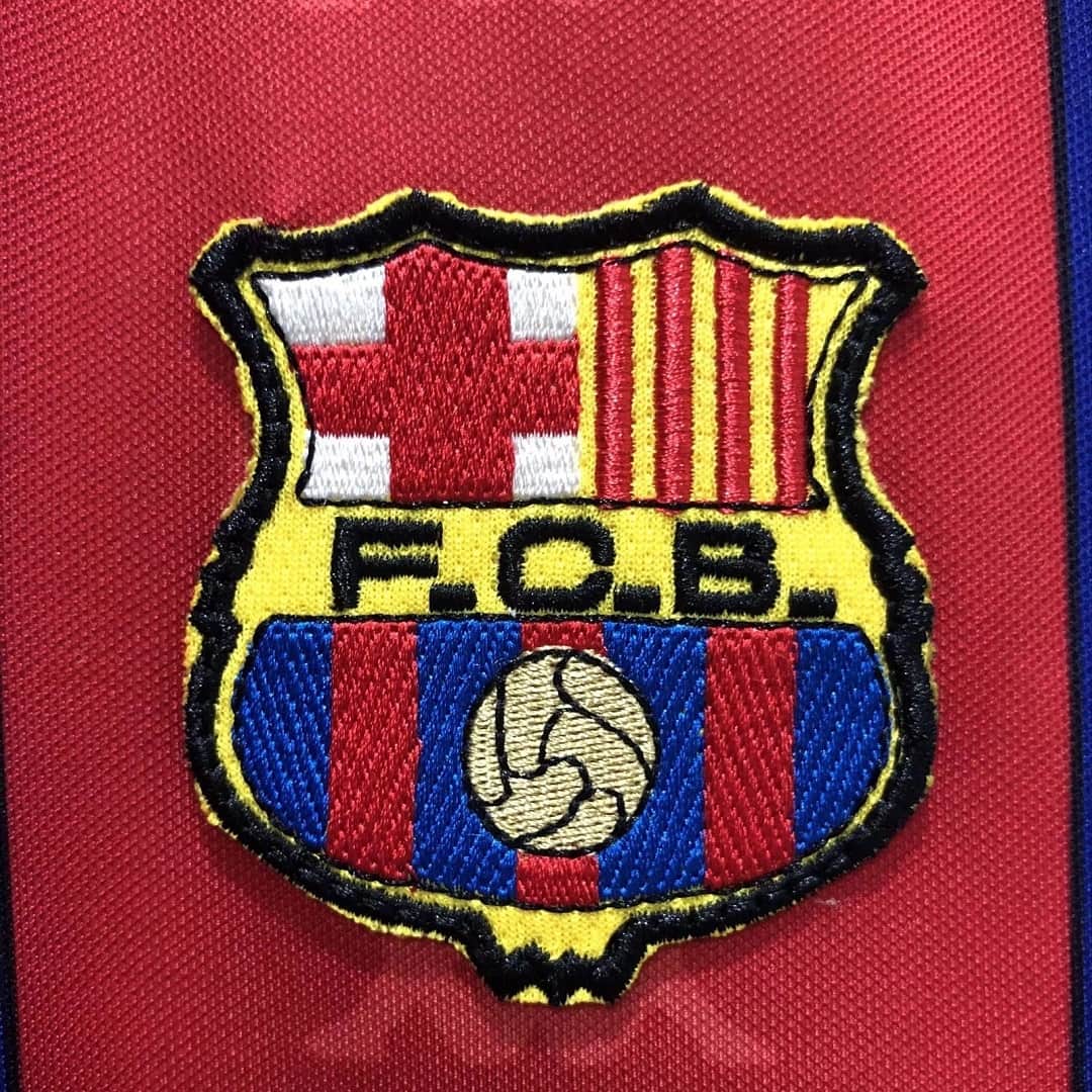 1995–97 Barcelona Home Retro Football Shirt