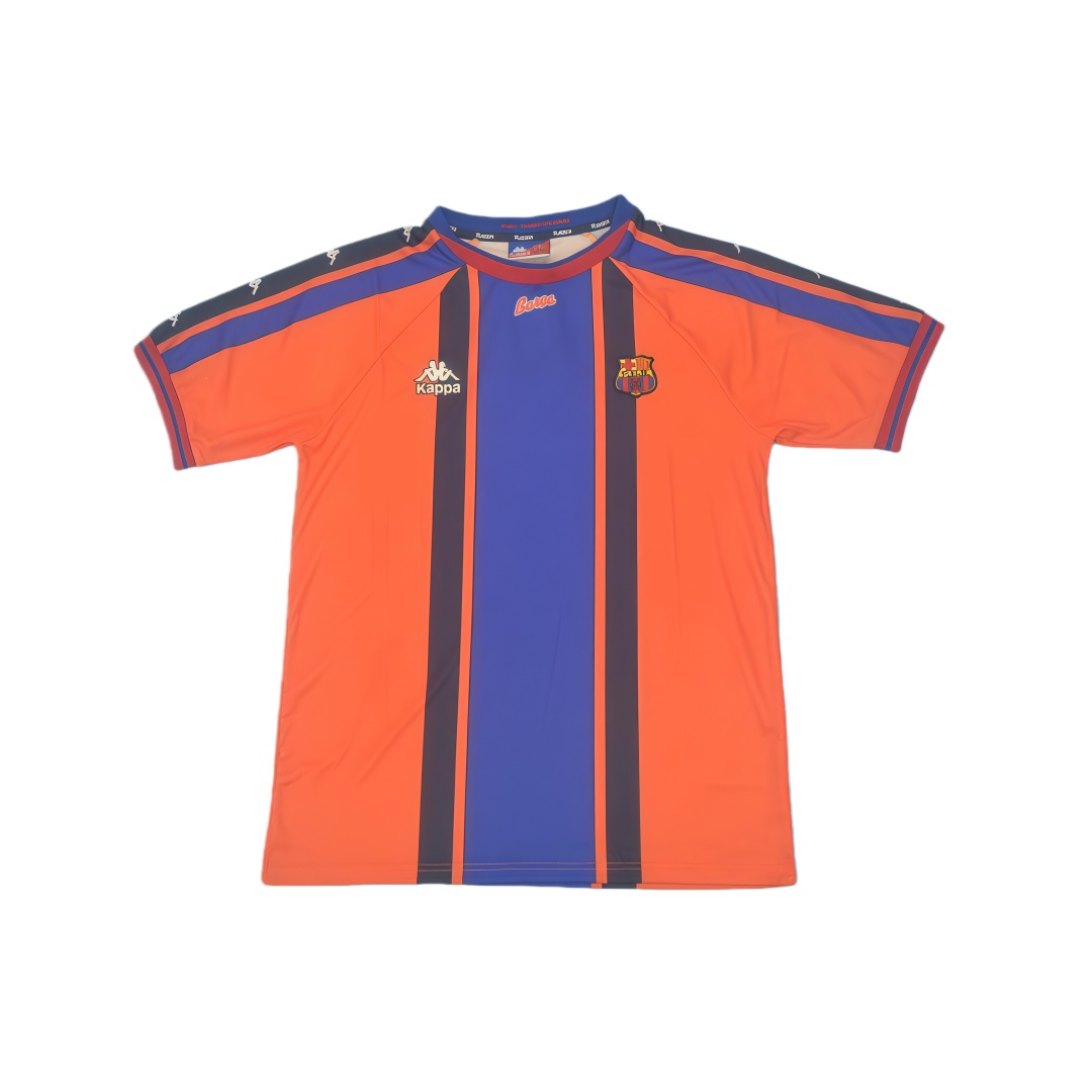 1997–98 Barcelona Away Retro Football Shirt