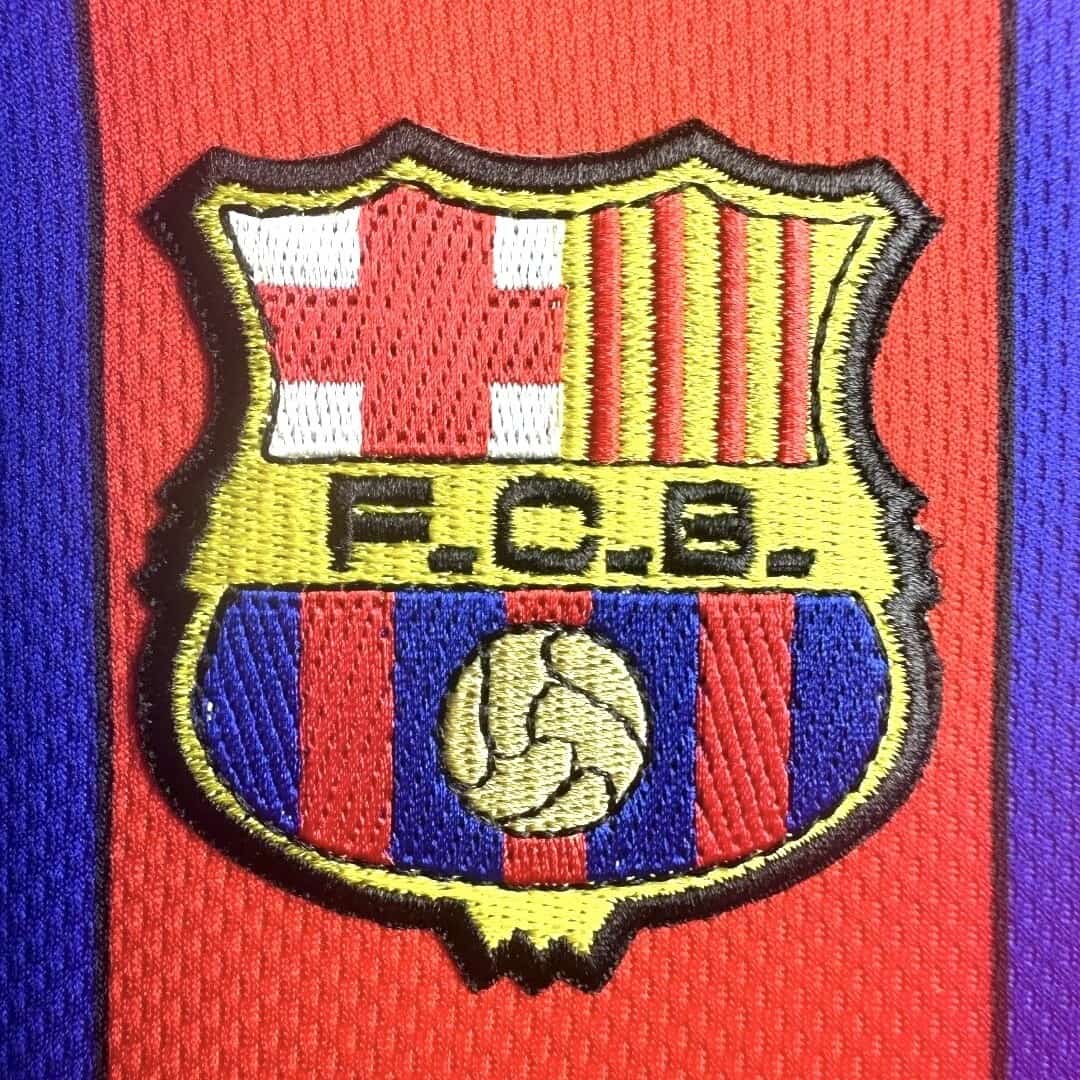 1997–98 Barcelona Home Retro Football Shirt