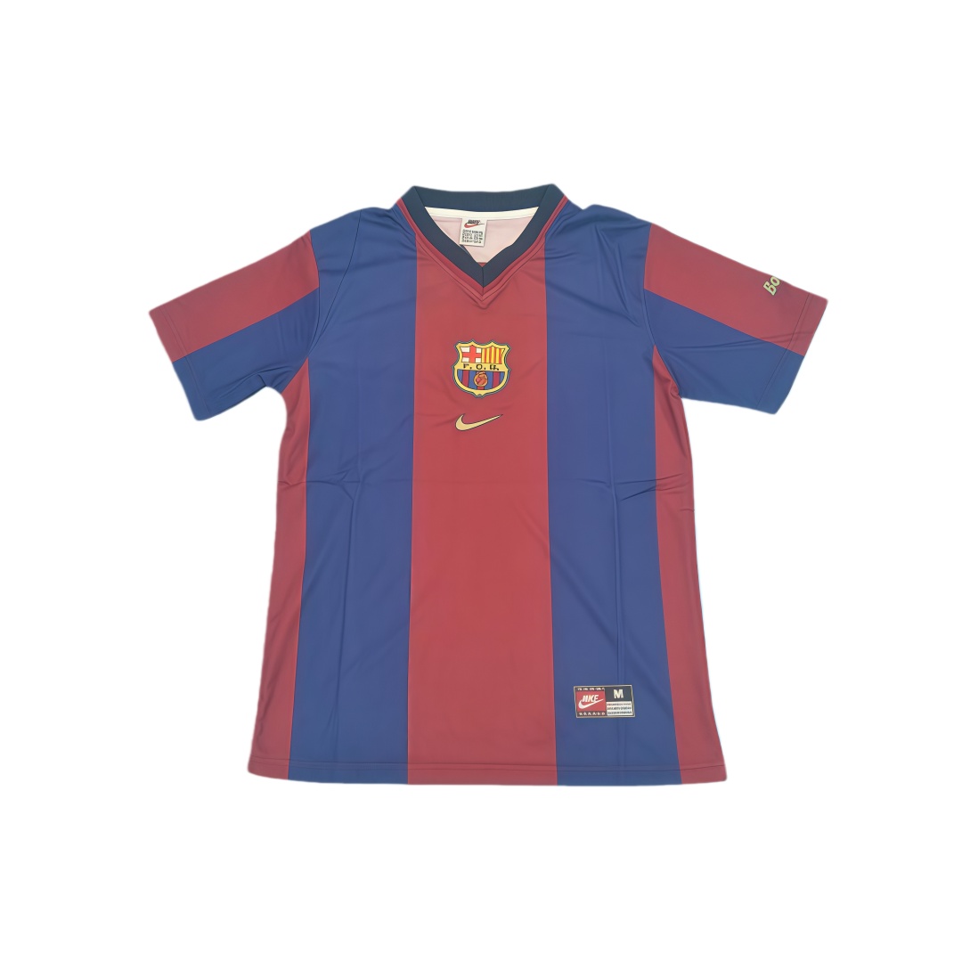 1998–99 Barcelona Home Retro Football Shirt