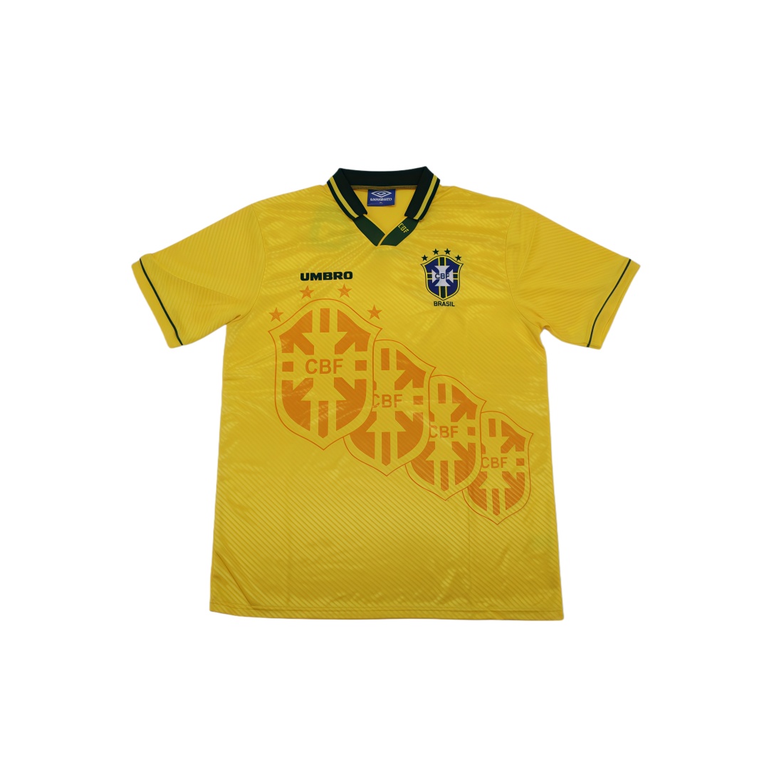 1996 Brazil Home Retro Football Shirt  1996 Brazil Home Retro Football Shirt