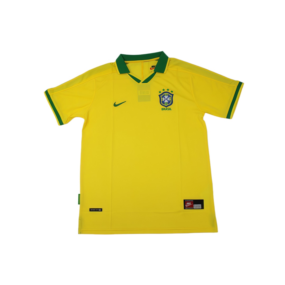 1997 Brazil Home Retro Football Shirt  1997 Brazil Home Retro Football Shirt