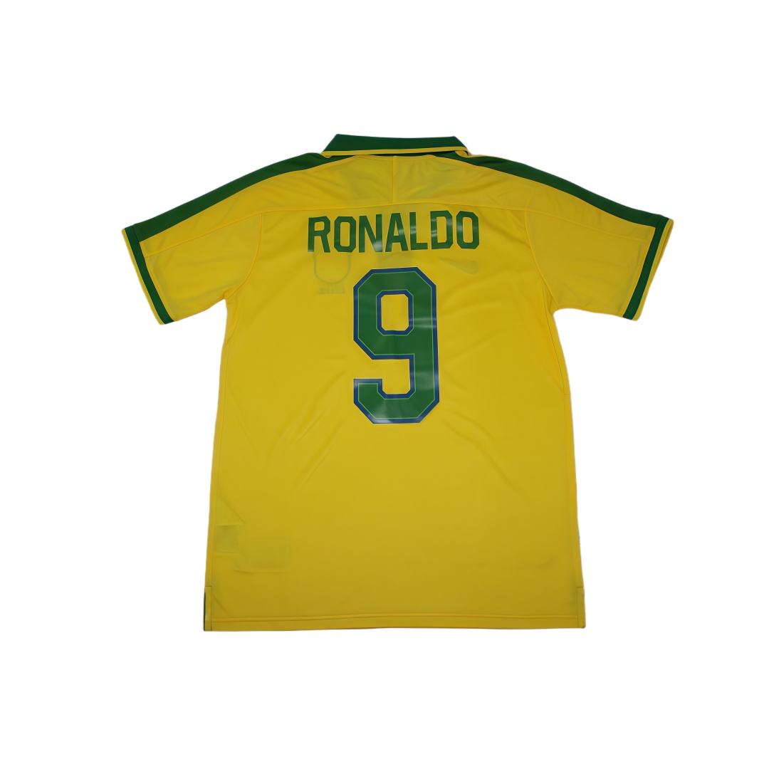 1997 Brazil Home Retro Football Shirt