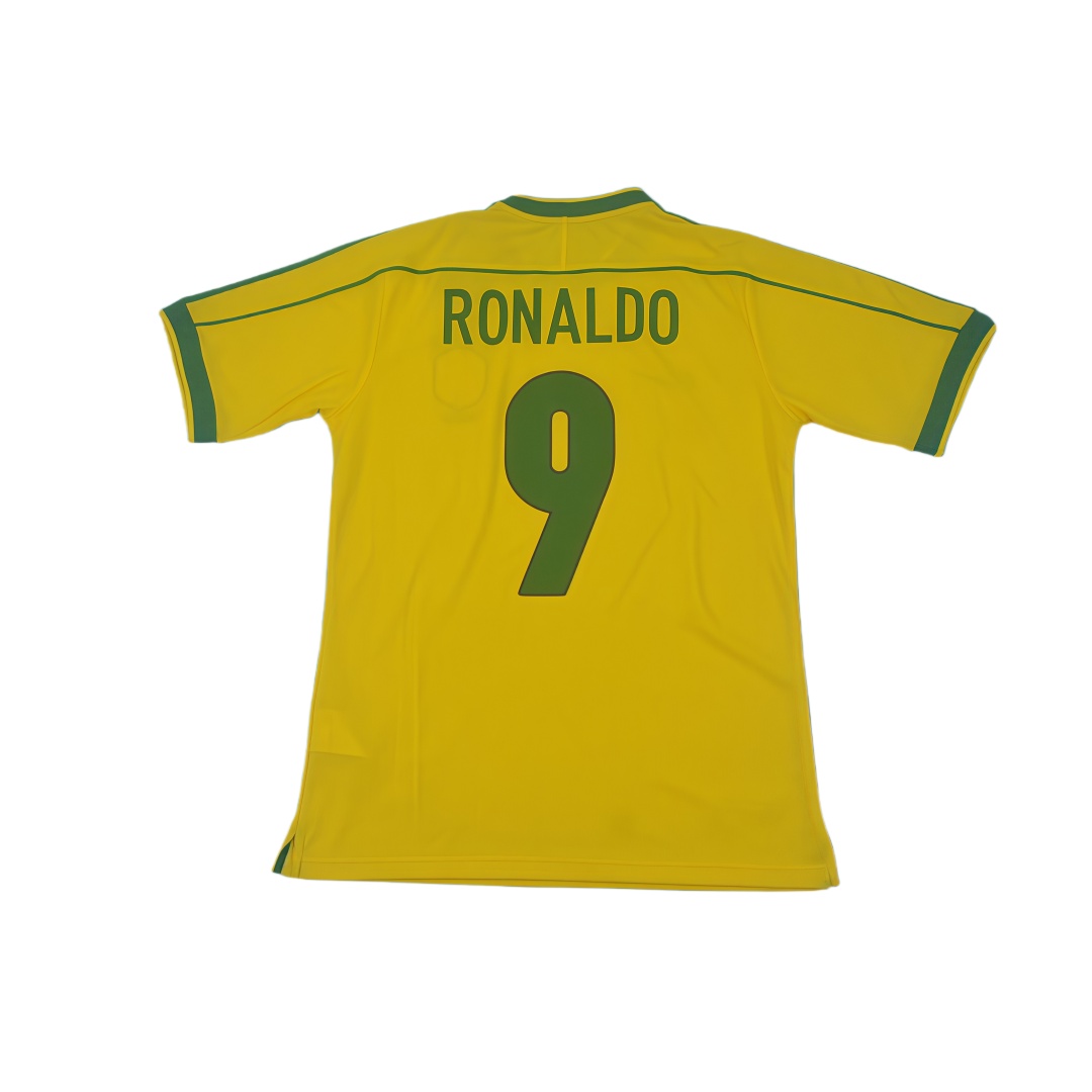 1998 Brazil Home Retro Football Shirt