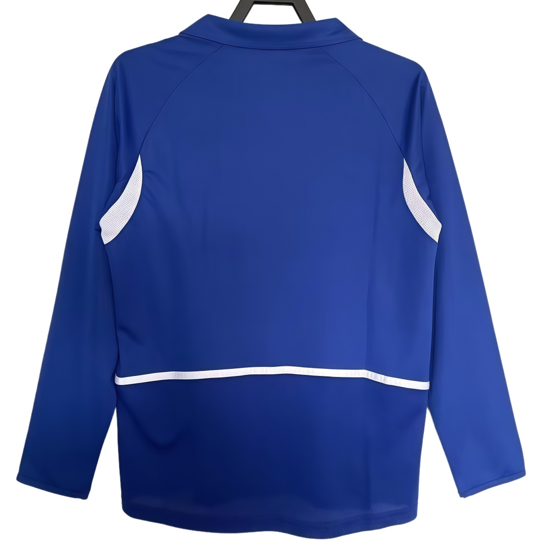 2002 Brazil Away Retro Football Shirt Long Sleeve