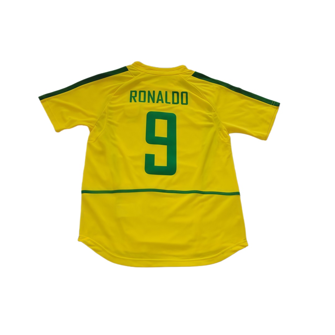 2002 Brazil Home Retro Football Shirt