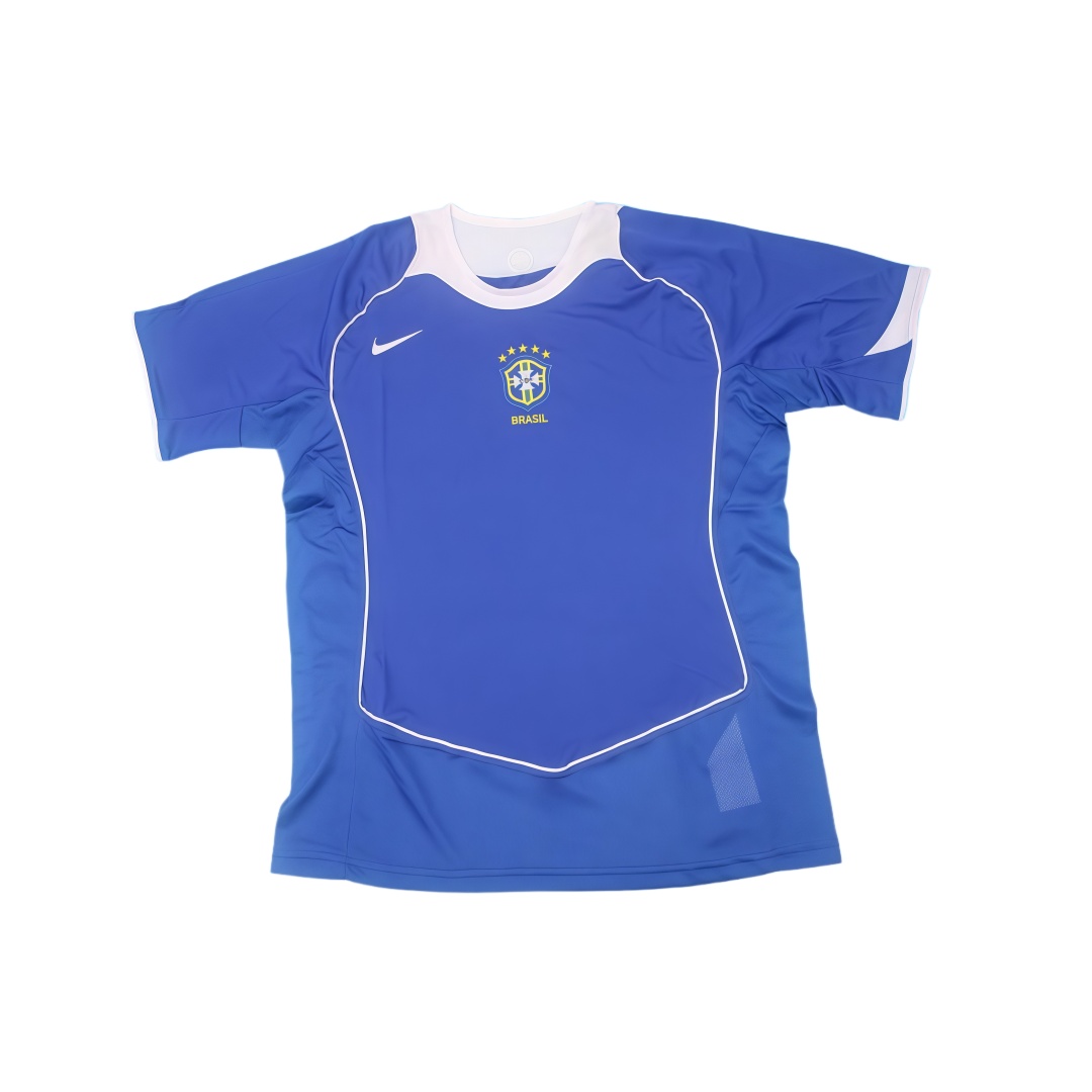 2004 Brazil Away Retro Football Shirt  2004 Brazil Away Retro Football Shirt