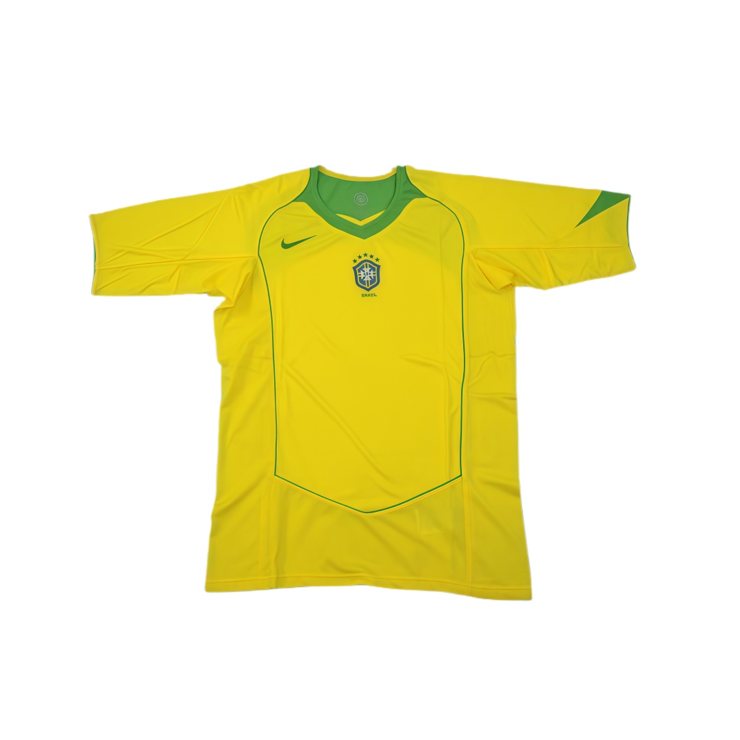 2004 Brazil Home Retro Football Shirt  2004 Brazil Home Retro Football Shirt