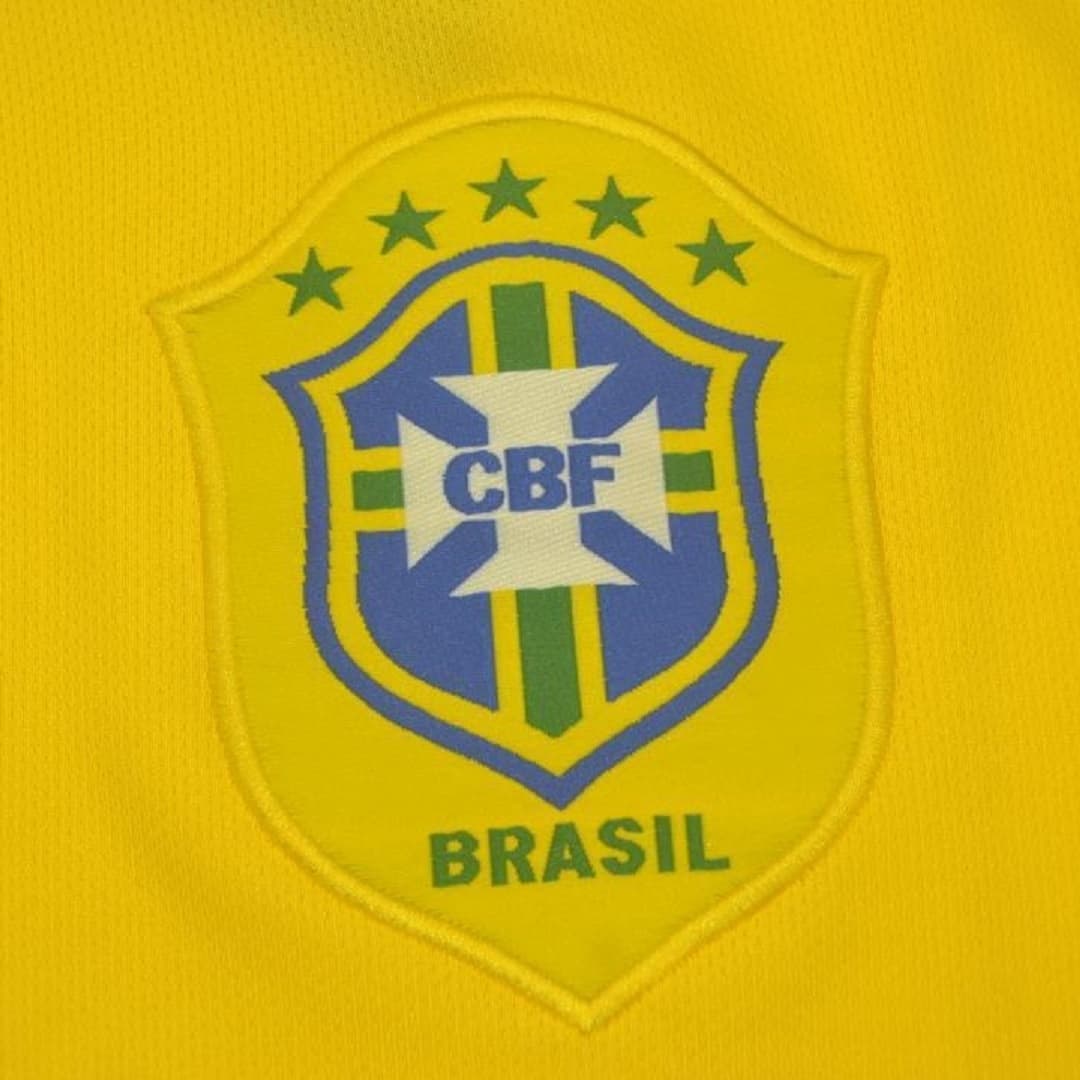 2006 Brazil Home Retro Football Shirt Long Sleeve