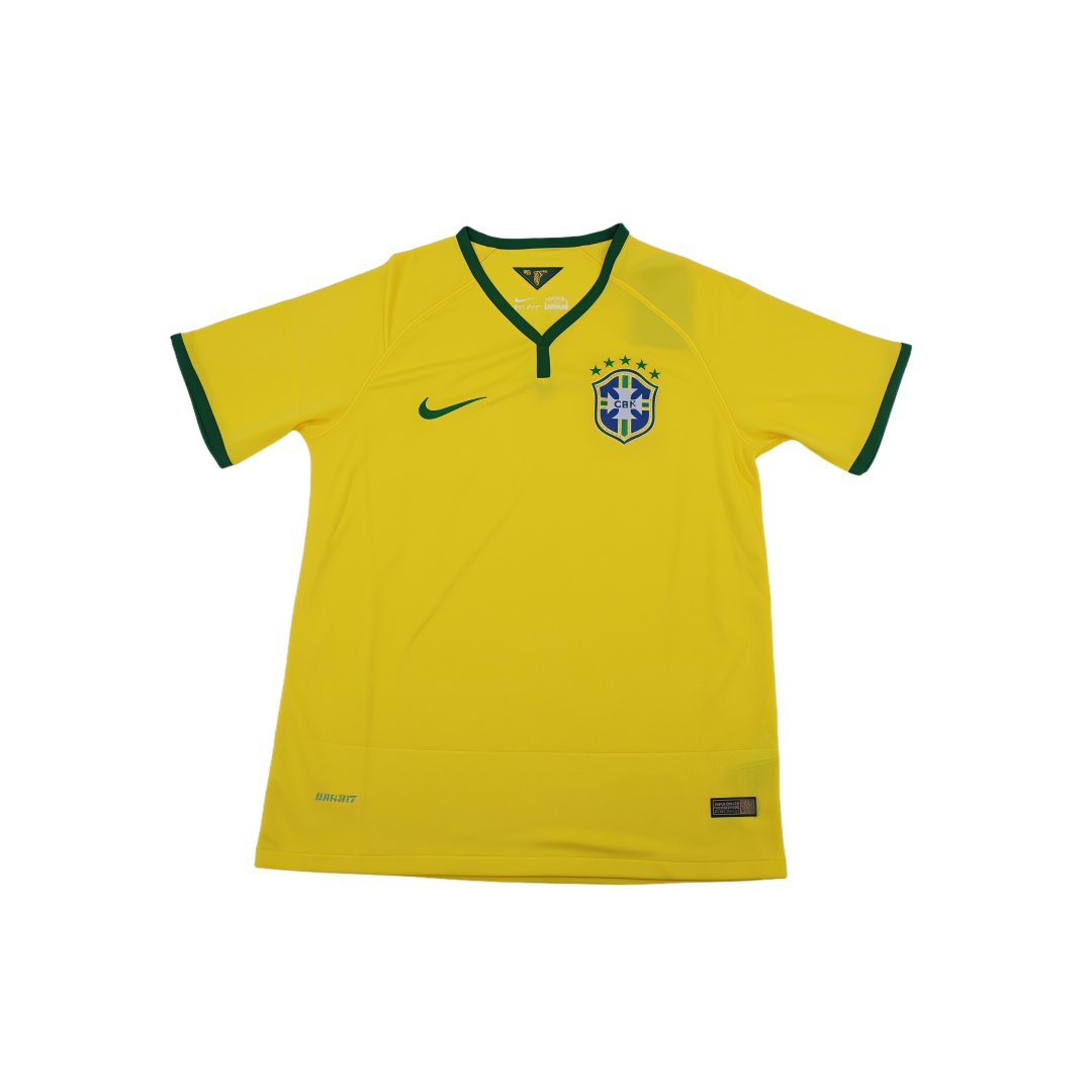 2014 Brazil Home Retro Football Shirt  2014 Brazil Home Retro Football Shirt