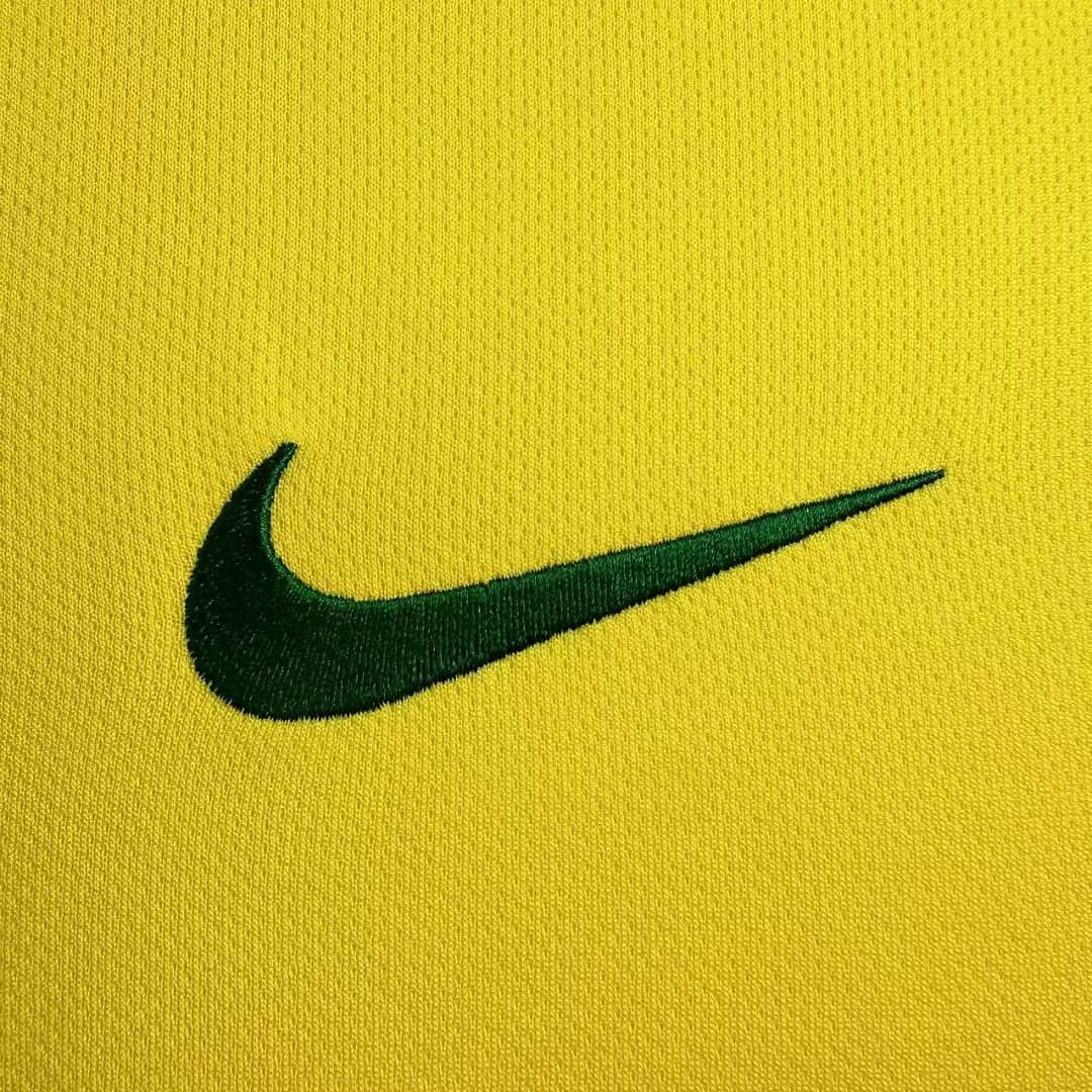 2014 Brazil Home Retro Football Shirt