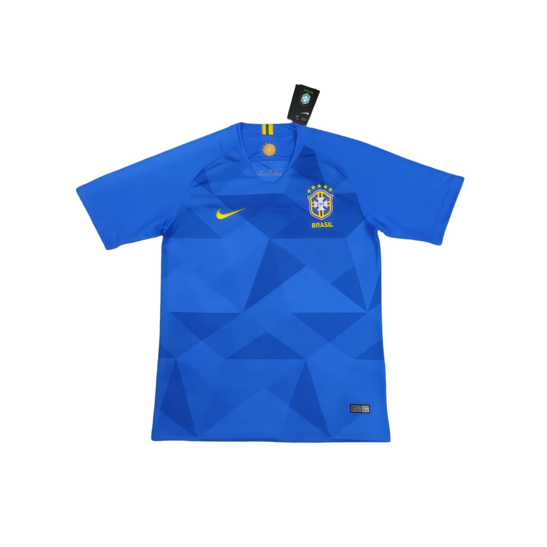 2018 Brazil Away Retro Football Shirt  2018 Brazil Away Retro Football Shirt