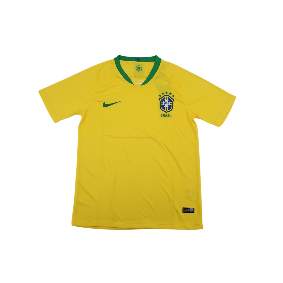2018 Brazil Home Retro Football Shirt  2018 Brazil Home Retro Football Shirt