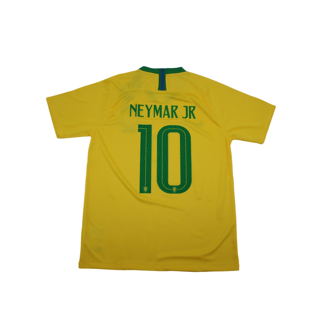 2018 Brazil Home Retro Football Shirt