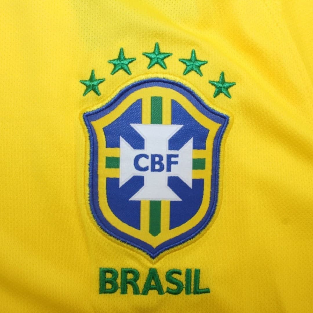 2018 Brazil Home Retro Football Shirt