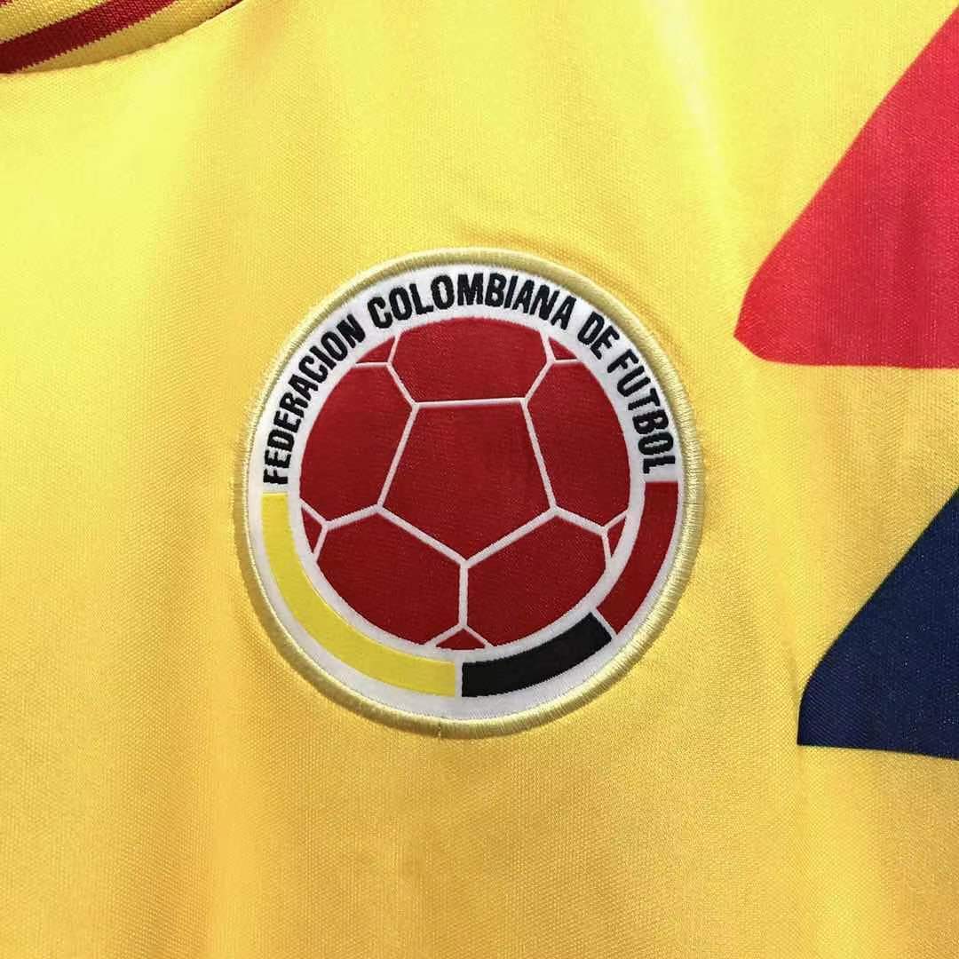 1990 Colombia Home Retro Football Shirt