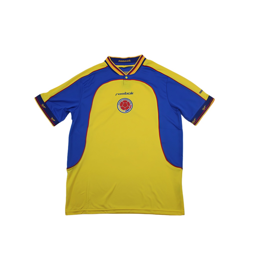 2001 Colombia Home Retro Football Shirt  2001 Colombia Home Retro Football Shirt