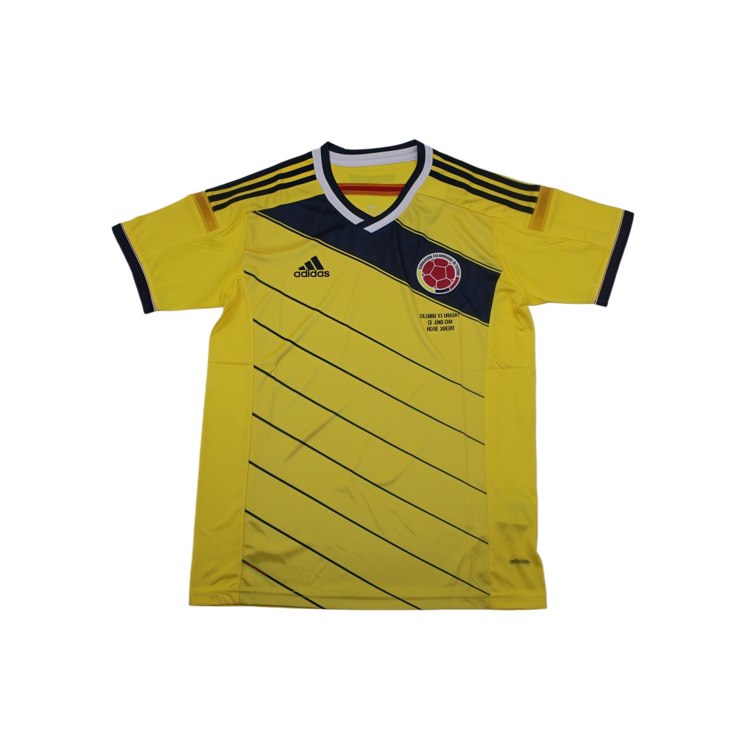 2014 Colombia Home Retro Football Shirt  2014 Colombia Home Retro Football Shirt