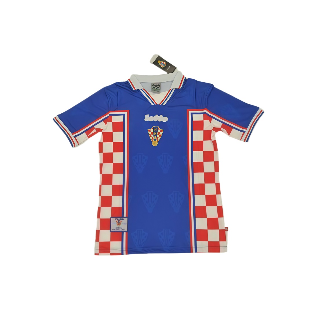 1998 Croatia Away Retro Football Shirt  1998 Croatia Away Retro Football Shirt