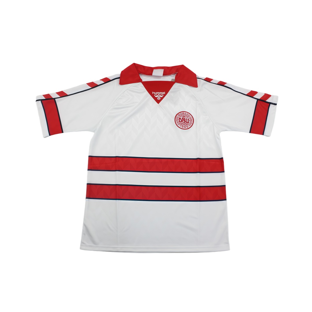 1988 Denmark Away Retro Football Shirt