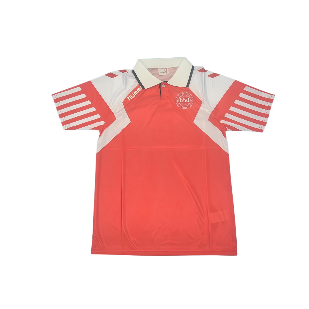 1992 Denmark Home Retro Football Shirt