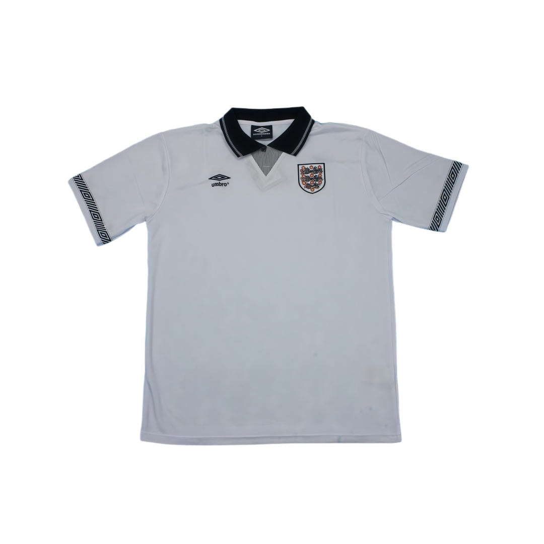 1990 England Home Retro Football Shirt  1990 England Home Retro Football Shirt