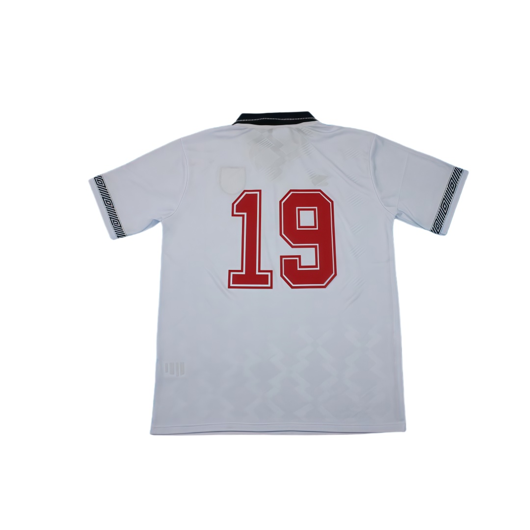 1990 England Home Retro Football Shirt