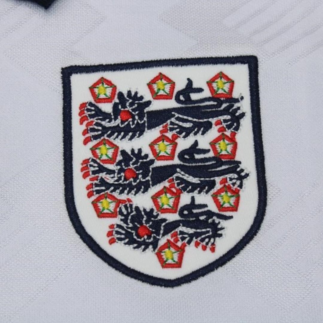 1990 England Home Retro Football Shirt