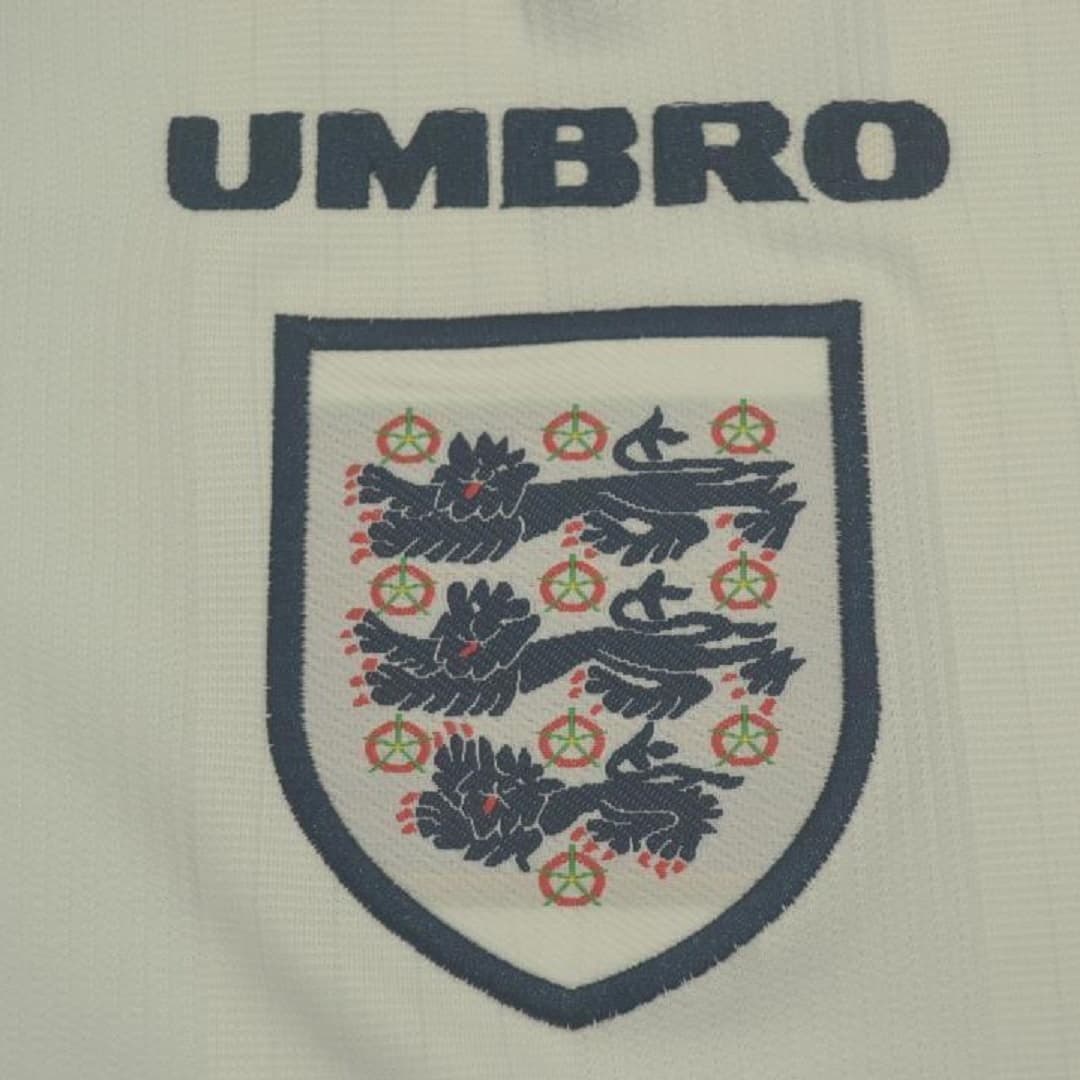 1996 England Home Retro Football Shirt