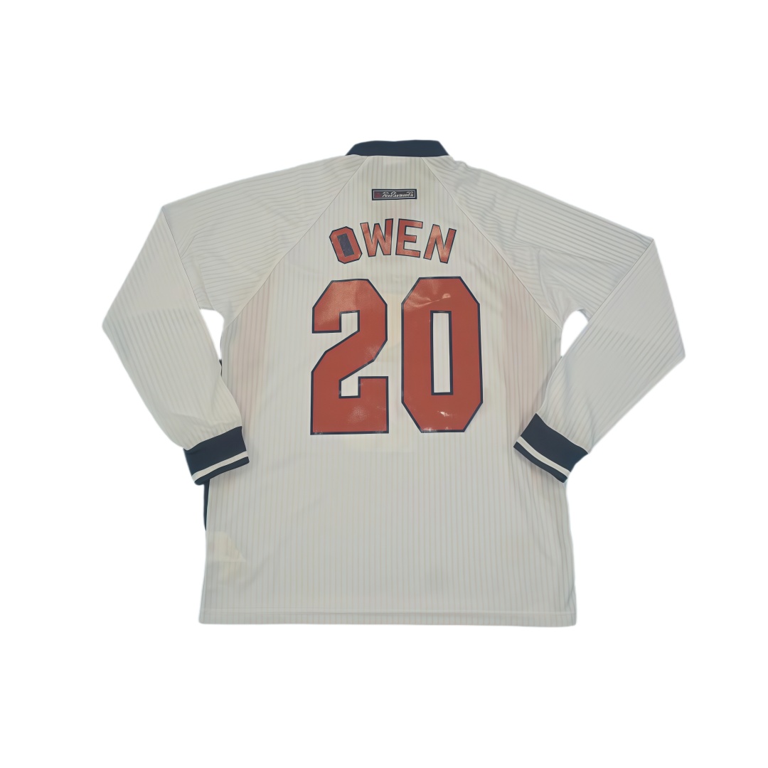 1998 England Home Retro Football Shirt Long Sleeve