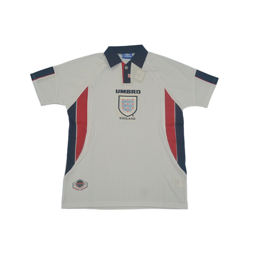 1998 England Home Retro Football Shirt  1998 England Home Retro Football Shirt