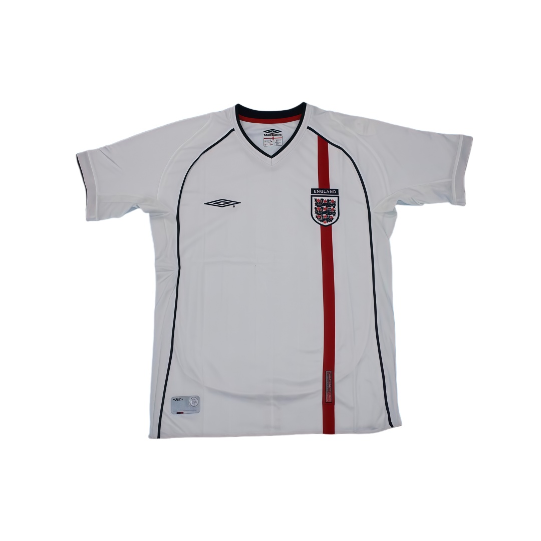 2002 England Home Retro Football Shirt  2002 England Home Retro Football Shirt