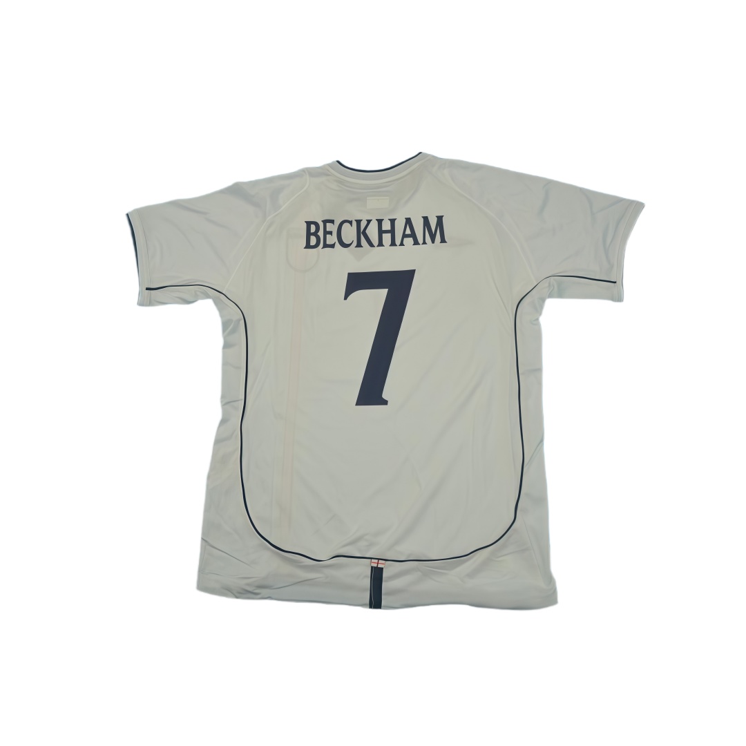 2002 England Home Retro Football Shirt