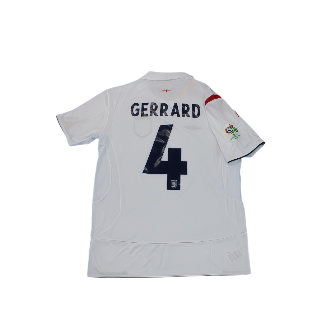 2006 England Home Retro Football Shirt