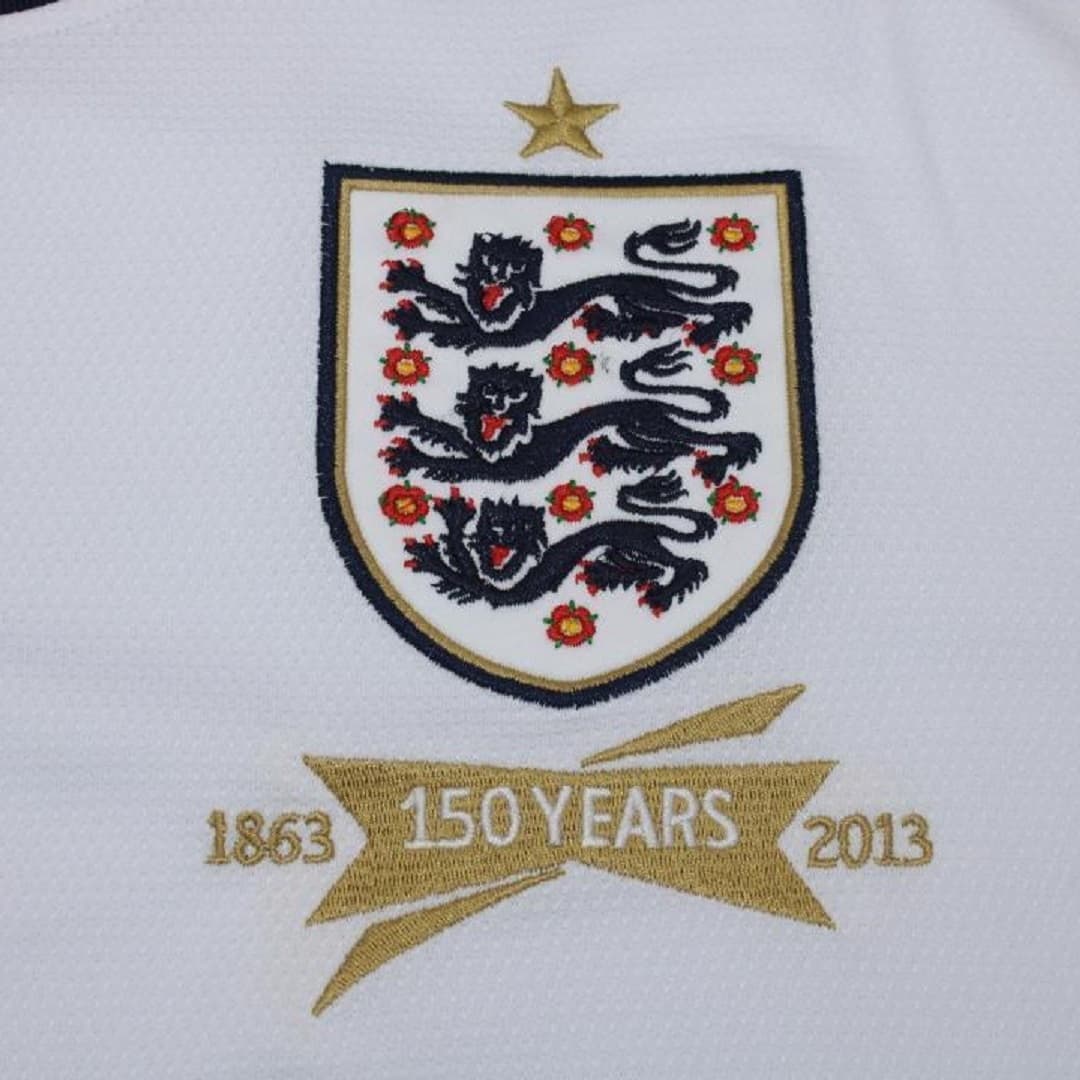 2013 England Home Retro Football Shirt