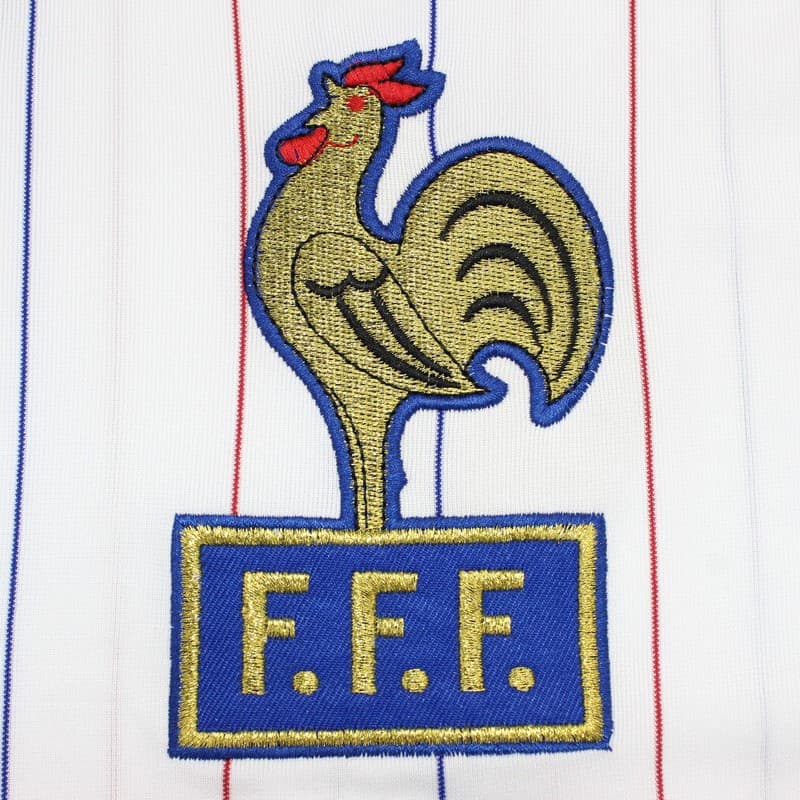 1980-82 France Away Retro Football Shirt Long Sleeve