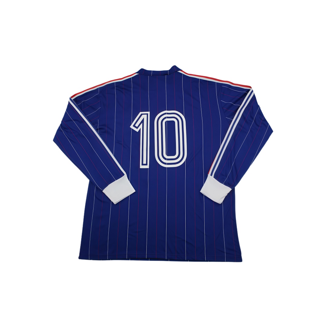 1980-82 France Home Retro Football Shirt Long Sleeve