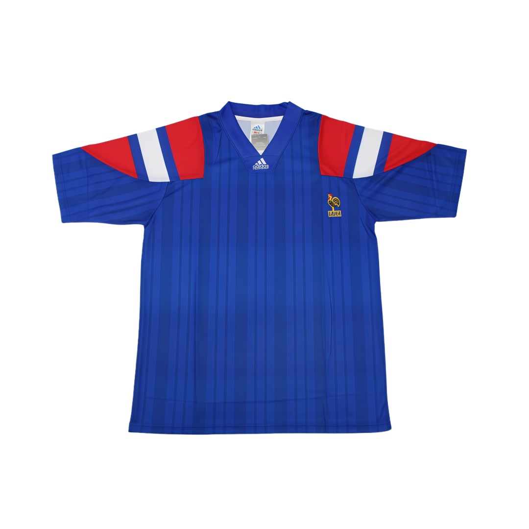 1992 France Home Retro Football Shirt  1992 France Home Retro Football Shirt