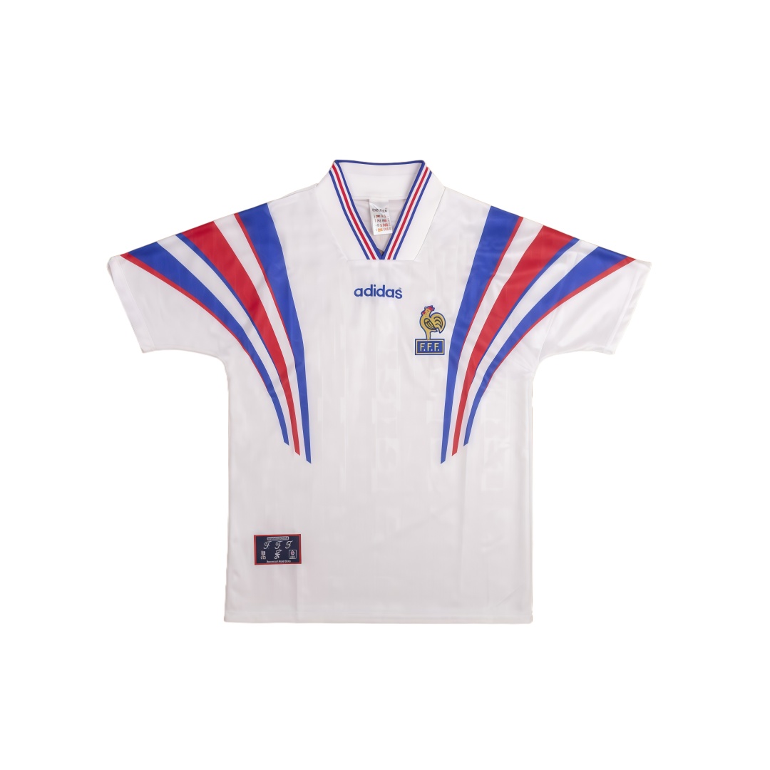 1996 France Away Retro Football Shirt  1996 France Away Retro Football Shirt