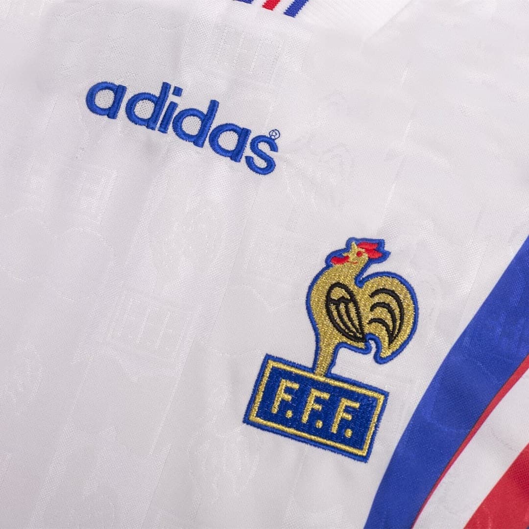 1996 France Away Retro Football Shirt