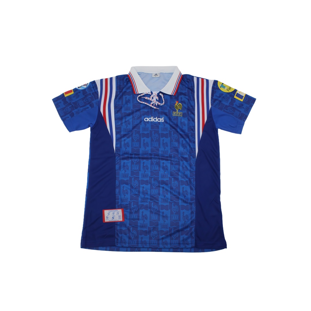 1996 France Home Retro Football Shirt  1996 France Home Retro Football Shirt
