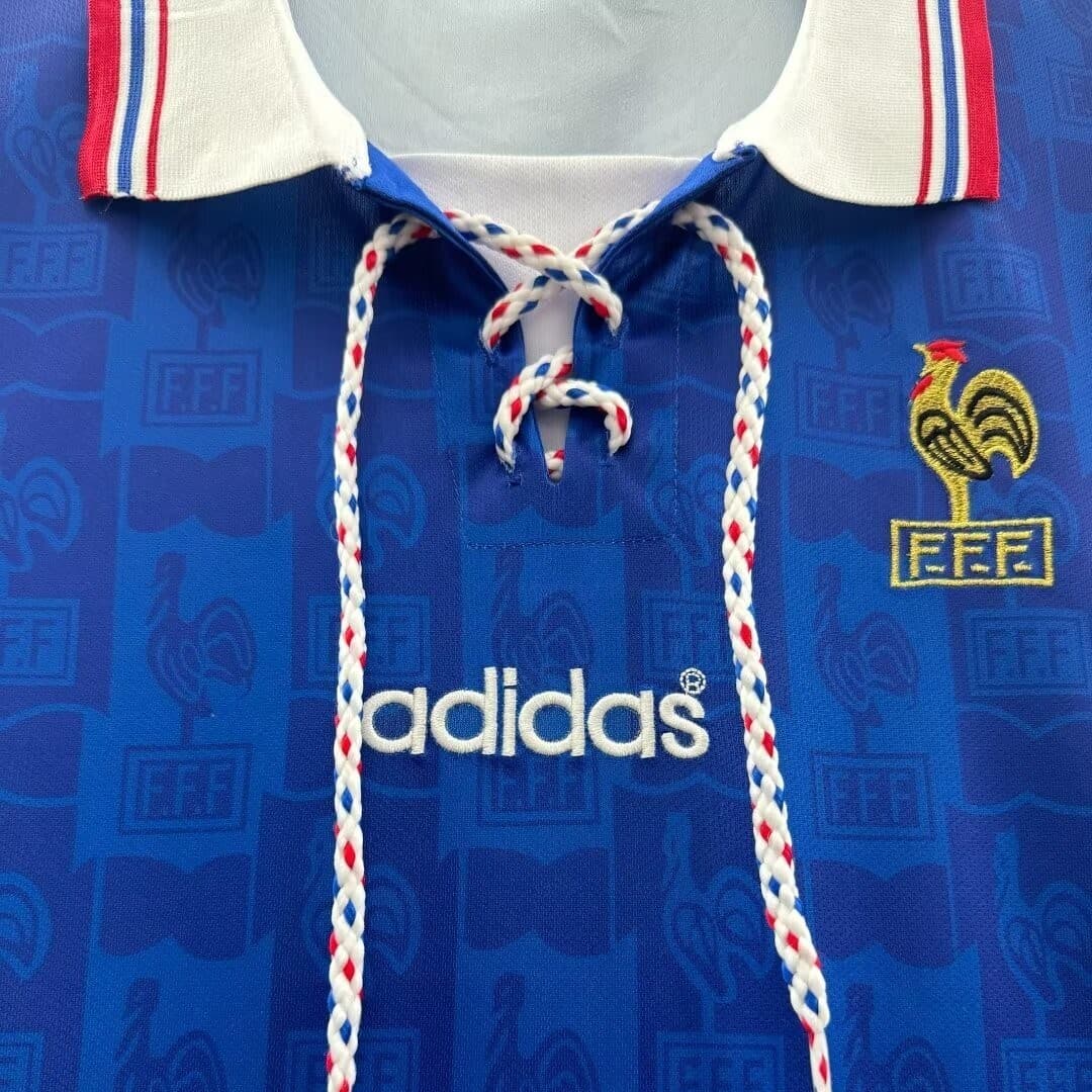 1996 France Home Retro Football Shirt
