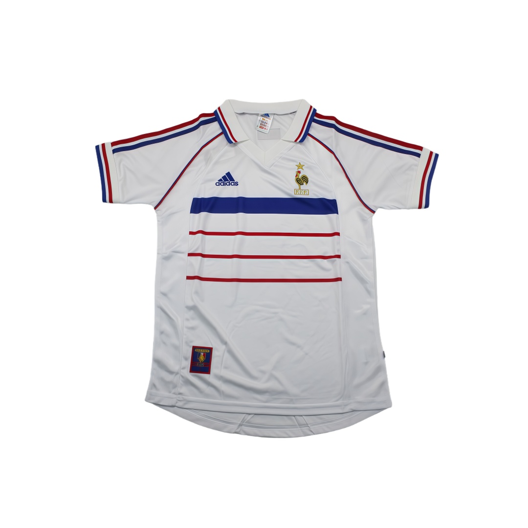 1998-00 France Away Retro Football Shirt  1998-00 France Away Retro Football Shirt
