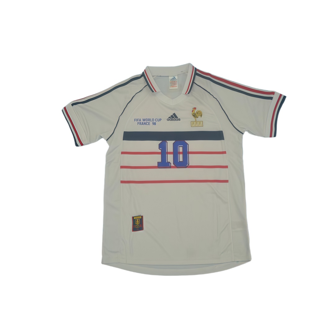 1998 France Away Retro Football Shirt  1998 France Away Retro Football Shirt