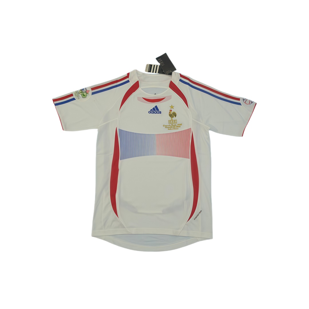 2006 France Away Retro Football Shirt Final  2006 France Away Retro Football Shirt Final