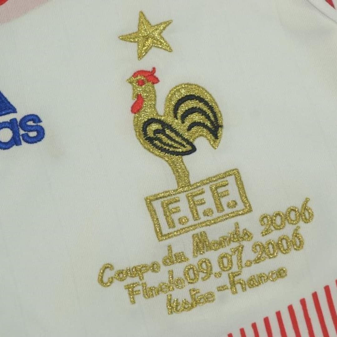 2006 France Away Retro Football Shirt Final