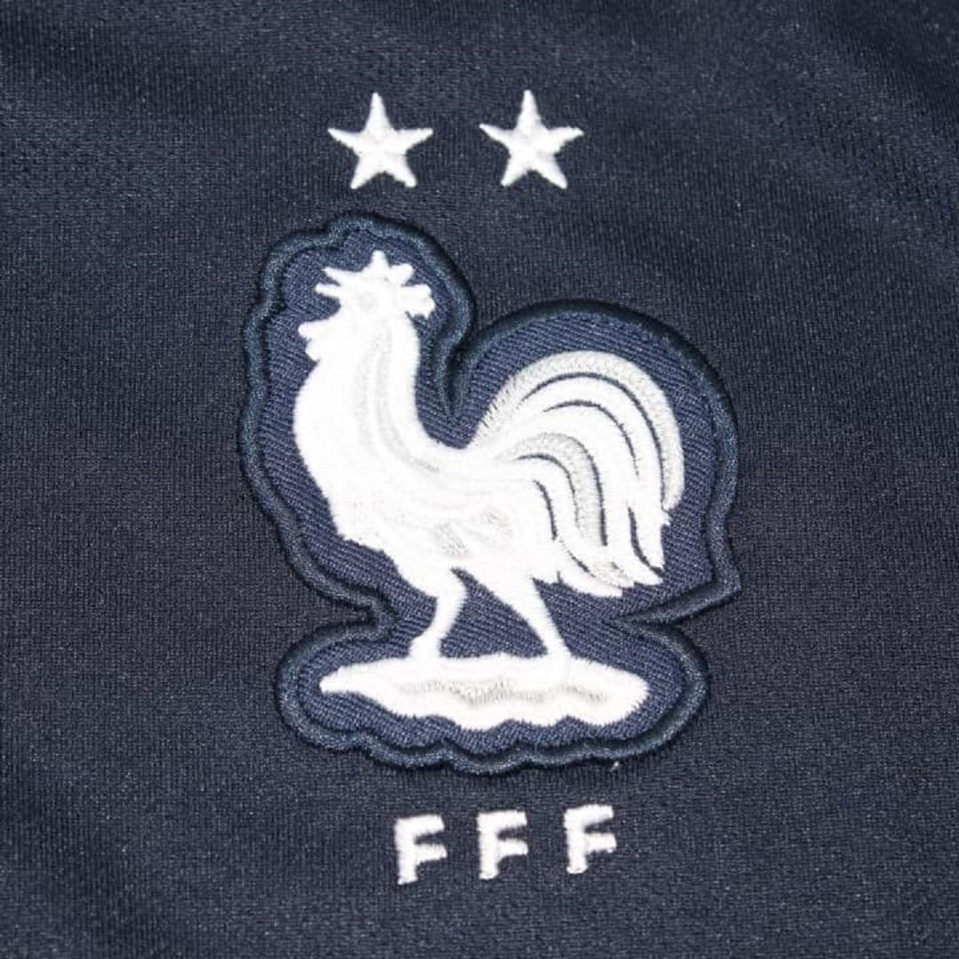 2018-19 France Home Retro Football Shirt Long Sleeve