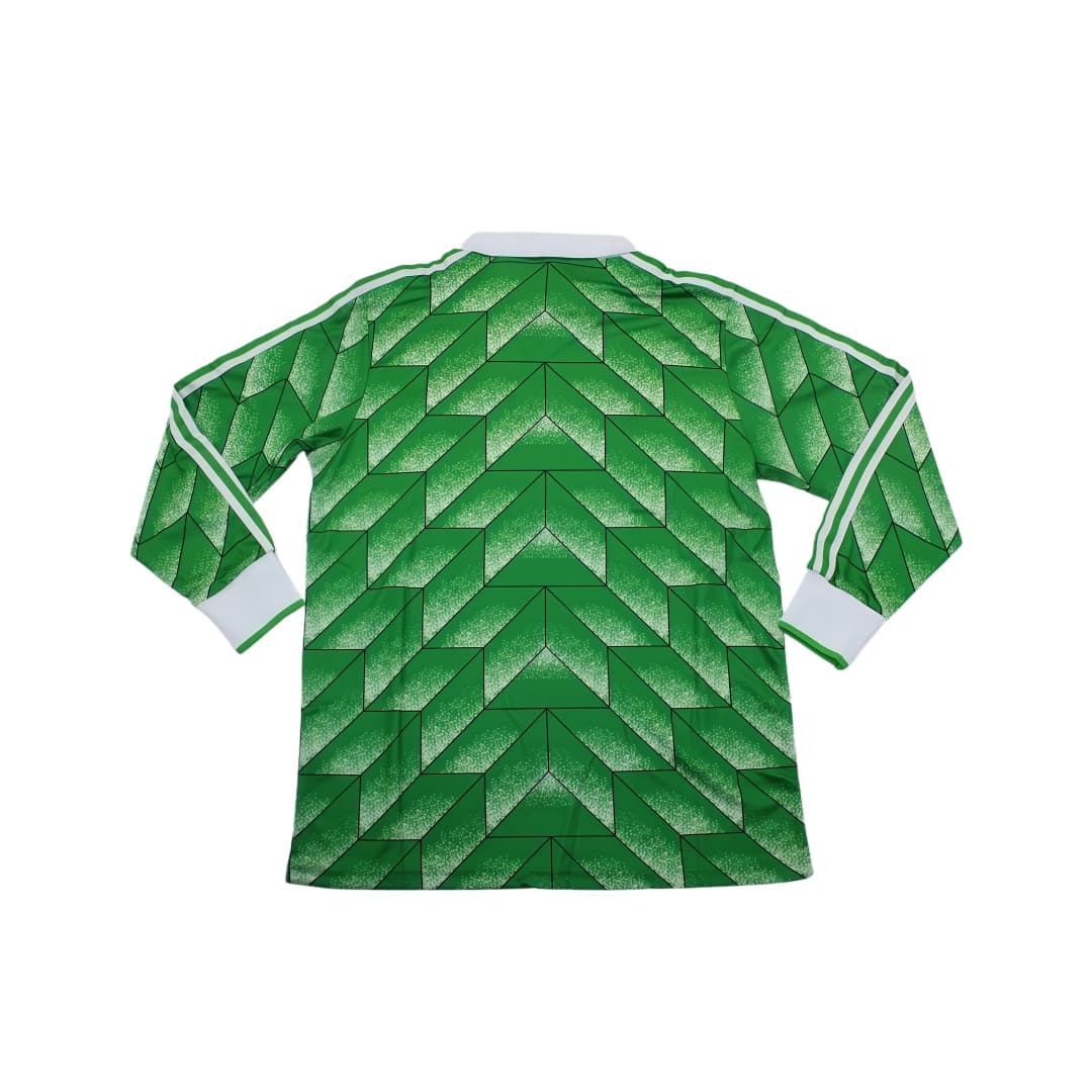 1990 Germany Away Retro Football Shirt Long Sleeve