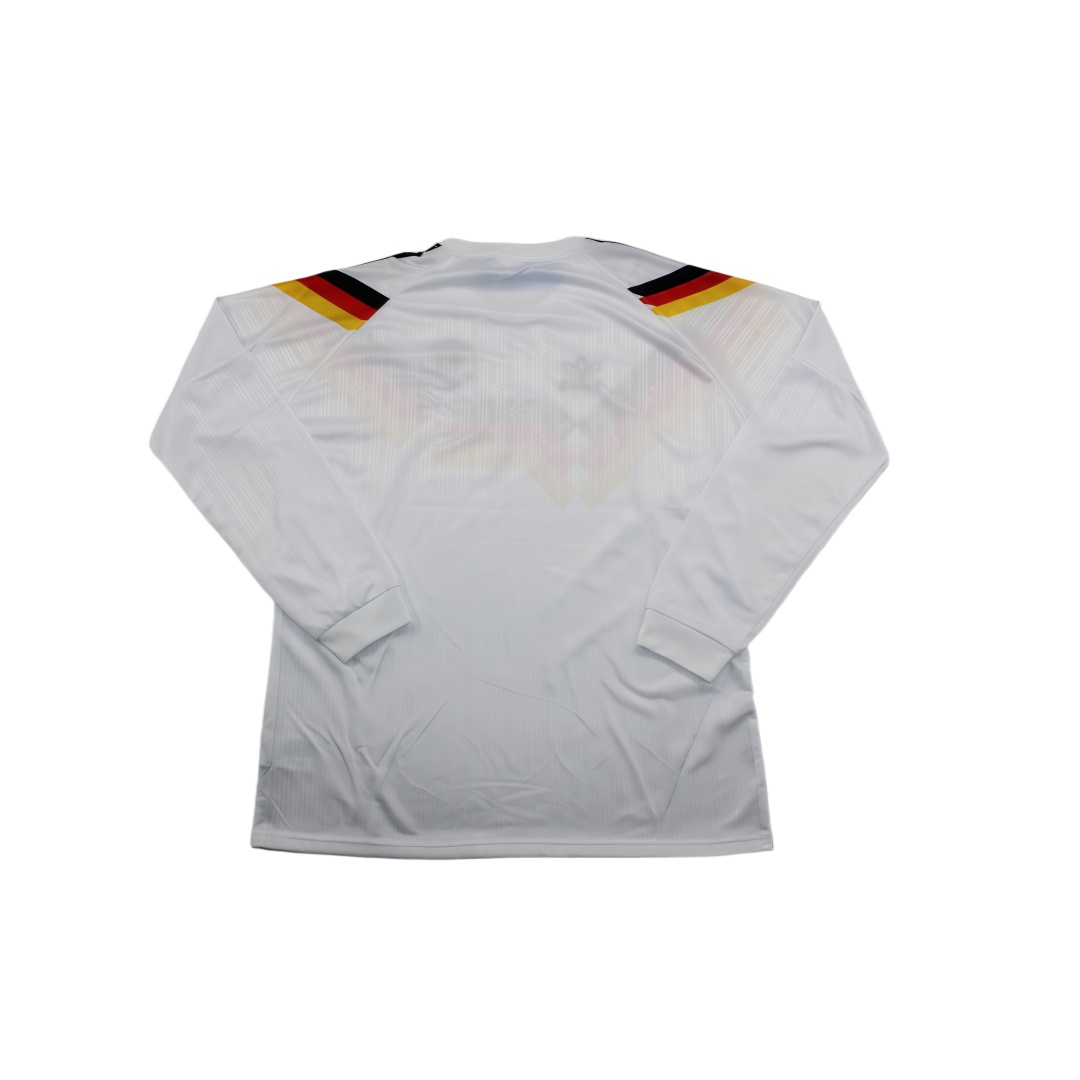 1990 Germany Home Retro Football Shirt Long Sleeve